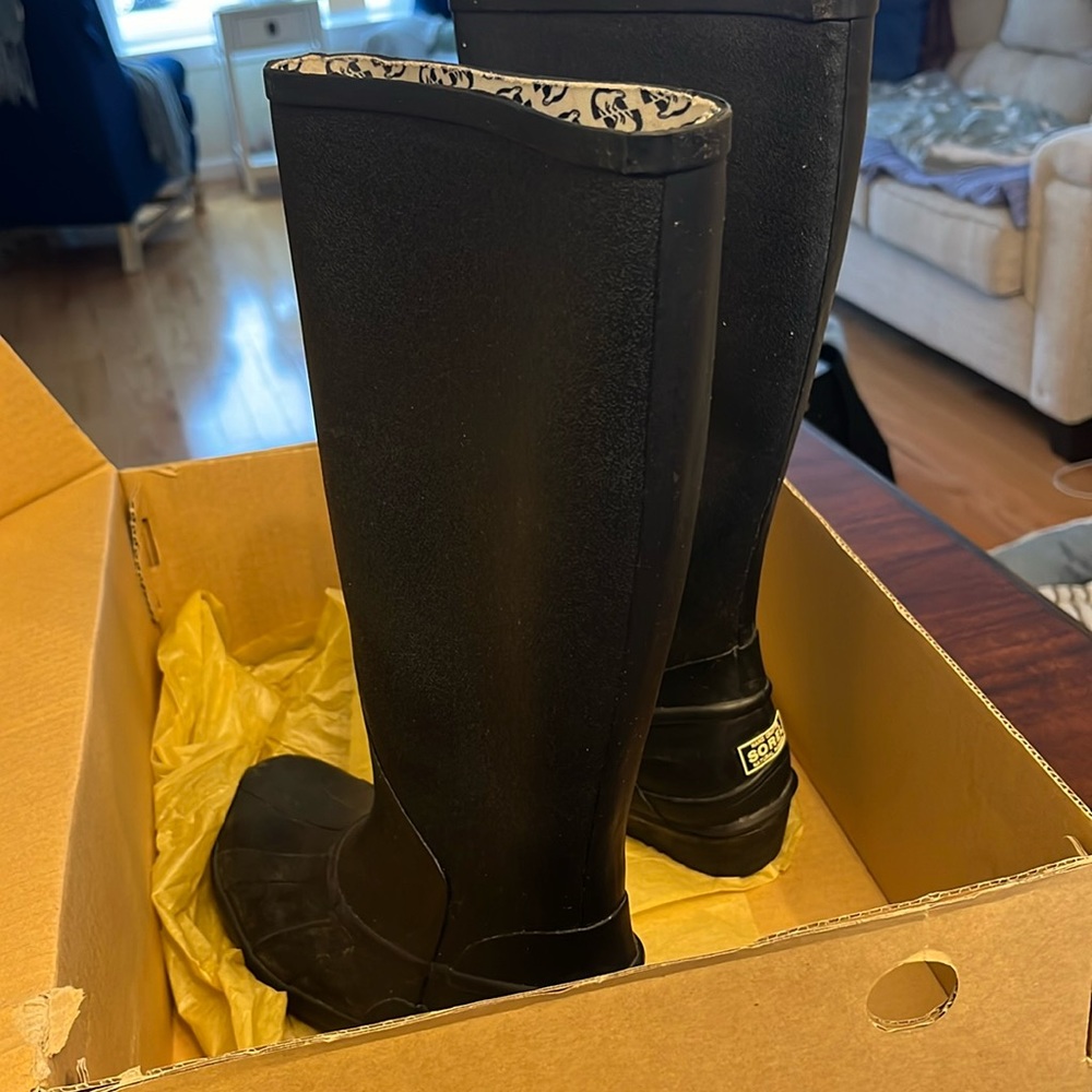 Sorel Black Tall Women's Winter & Rain Boots